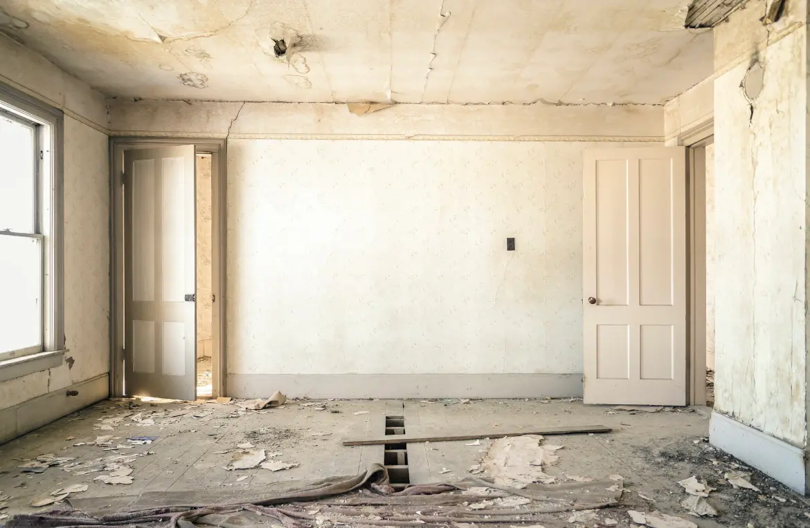 Waste disposal crew managing a cleanout project in Mebane